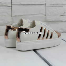 Дамски обувки 17-1603 03 White-RoseGold