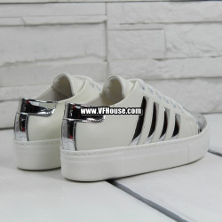 Дамски обувки 17-1603 03 White-Silver