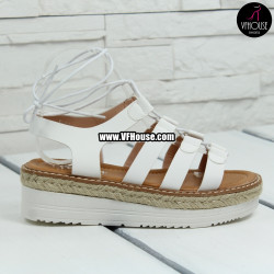 Дамски сандали 17-1906 08 White