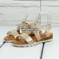 Дамски сандали 17-1307 B08 Beige