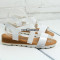Дамски сандали 17-1307 B08 White