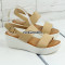 Дамски сандали 17-1307 К-11 Beige