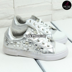 Дамски обувки 17-0308 AD685 Silver