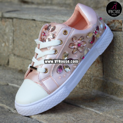 Дамски обувки 17-0308 AD685 Pink