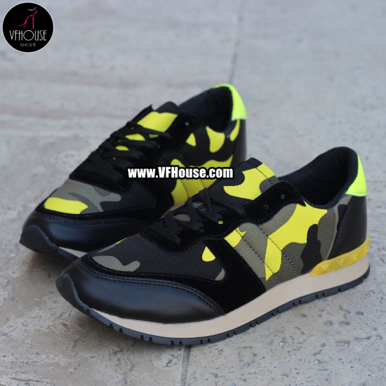 Обувки 16-MV1903 06 Black/Yellow