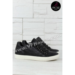 Обувки 15-MB0409 01 Black-White
