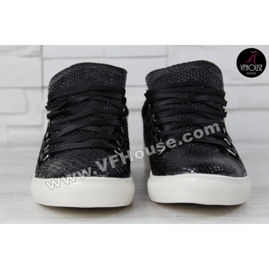 Обувки 15-MB0409 01 Black-White