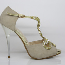 Сандали 611 Beige