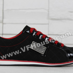 Мъжки обувки 15-GU0111 05 Black-Red