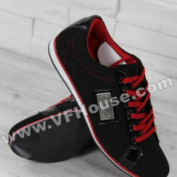 Мъжки обувки 15-GU0111 05 Black-Red