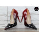 Елегантни обувки 16-RZ3101 01 Black-Red