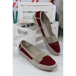 Еспадрили 15-0406 14 Bordo