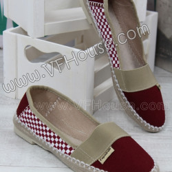 Еспадрили 15-0406 15 Bordo
