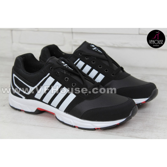 Мъжки обувки 16-WF0202 11 Black-White