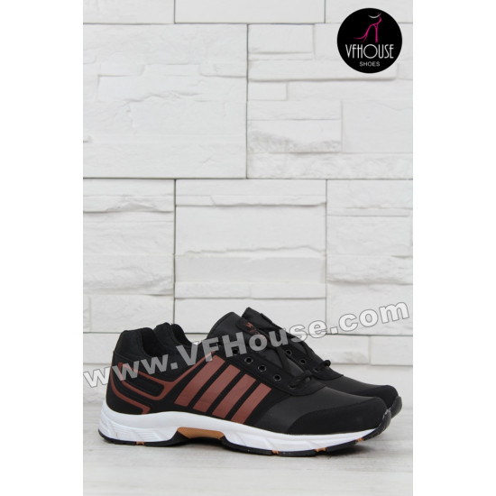 Мъжки обувки 16-WF0202 11 Black-Camel