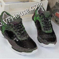 Обувки 15-W2006 04 Black/Green