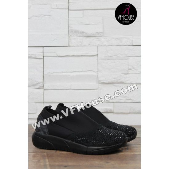 Обувки 16-CS1202 08 Black