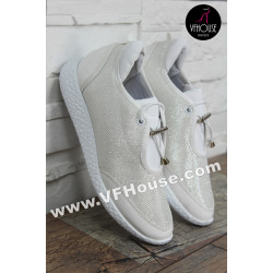 Дамски маратонки 16-CS2402 03 White
