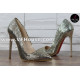 Елегантни обувки 16-RZ2502 01 Gold/Black 12см