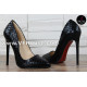 Елегантни обувки 16-RZ2502 01 Black/Croc 12см