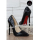 Елегантни обувки 16-RZ2502 01 Black/Croc 12см