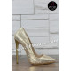 Елегантни обувки 16-RZ2502 01 Gold/White 12см