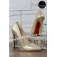 Елегантни обувки 16-RZ2502 01 Gold/White 12см