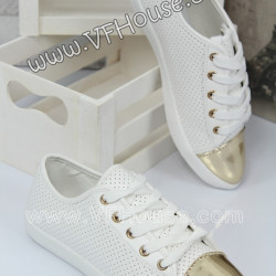 Обувки CF08-9 White/Gold