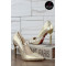 Елегантни обувки 16-RZ2902 01 Gold/White Croc