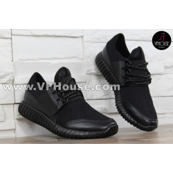 Дамски маратонки 16-SS2502 05 Black/Black