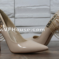 Елегантни обувки 16-SN1903 01 Beige