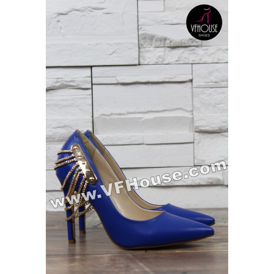 Елегантни обувки 16-SN1903 02 Blue