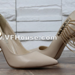 Елегантни обувки 16-SN1903 02 Beige