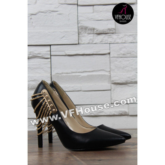 Елегантни обувки 16-SN1903 02 Black